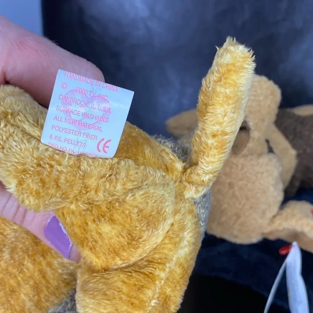 TY Beanie Babies Scottie Tuffy Whiskers Terrier Dog Stuffed Animals 4102 4108